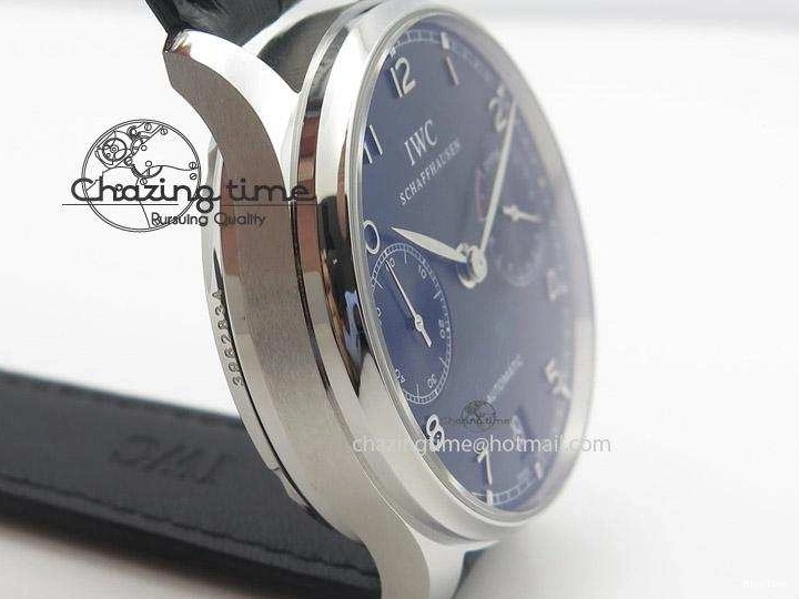 MIROTIME 0109 Portuguese Real PR IW500703 ZF 1:1 Best Edition On Black Leather Strap A Durable 7370
